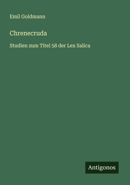 Kniha Chrenecruda 
