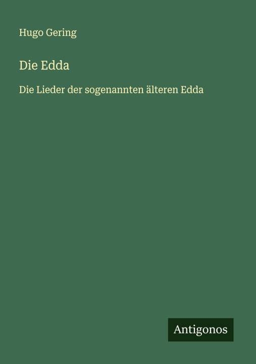 Kniha Die Edda 