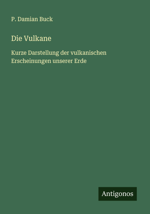 Kniha Die Vulkane 