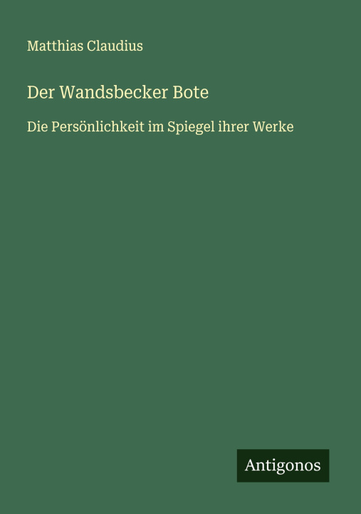 Kniha Der Wandsbecker Bote 