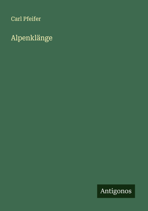Kniha Alpenklänge 