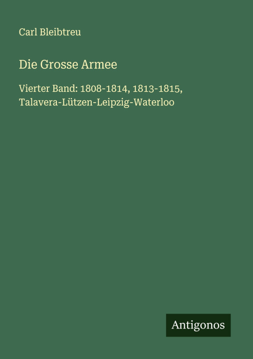 Kniha Die Grosse Armee 