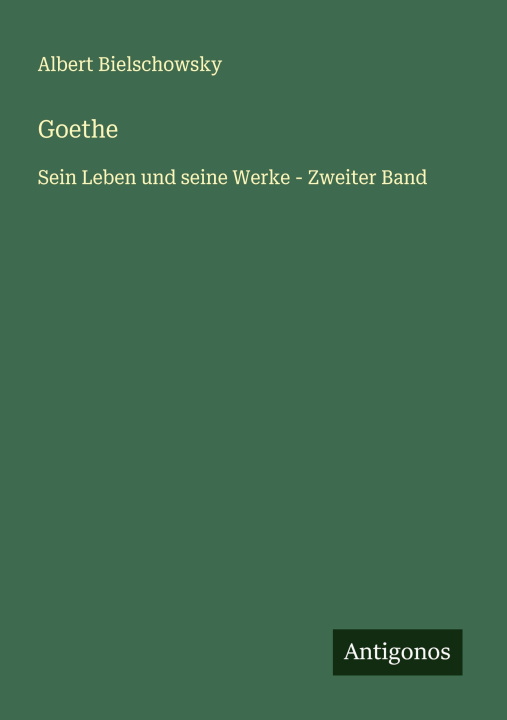 Kniha Goethe 