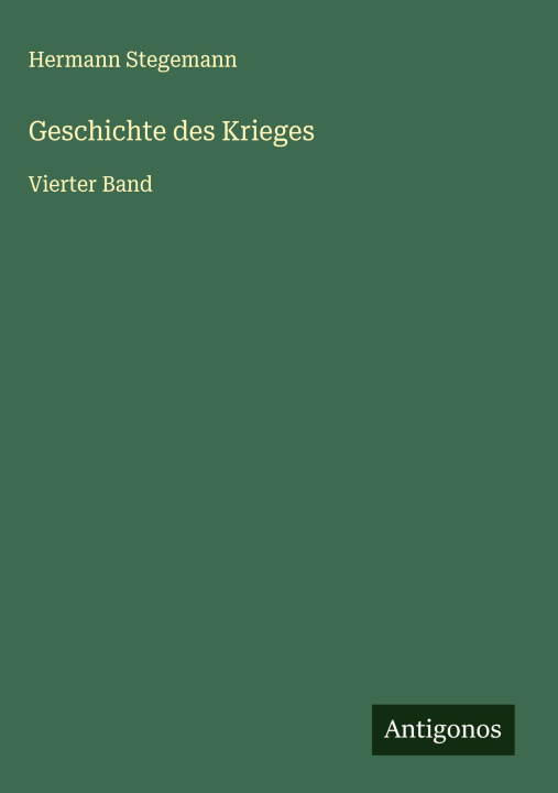 Knjiga Geschichte des Krieges 