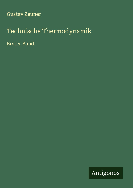 Kniha Technische Thermodynamik 
