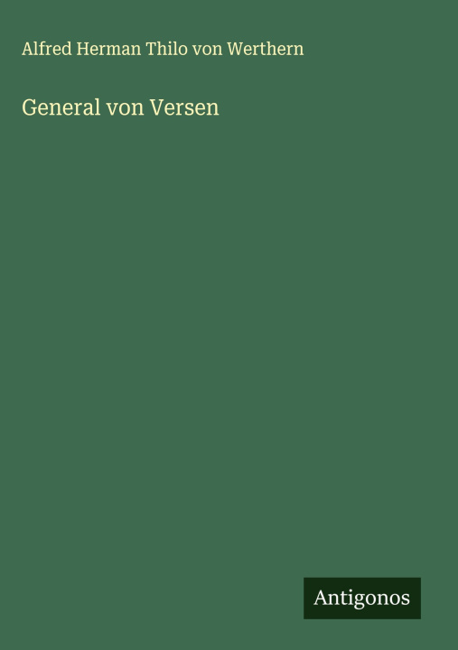 Knjiga General von Versen 