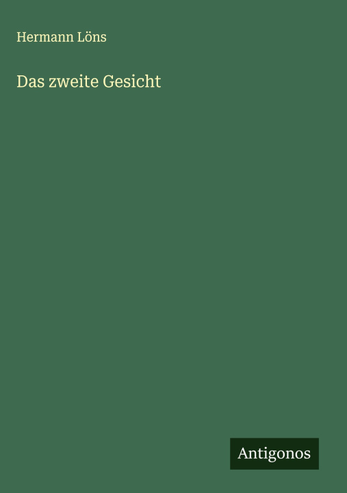 Knjiga Das zweite Gesicht 