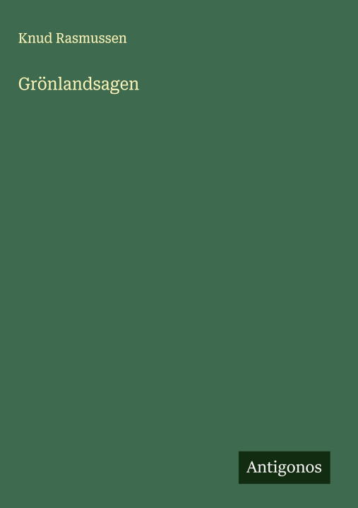 Kniha Grönlandsagen 