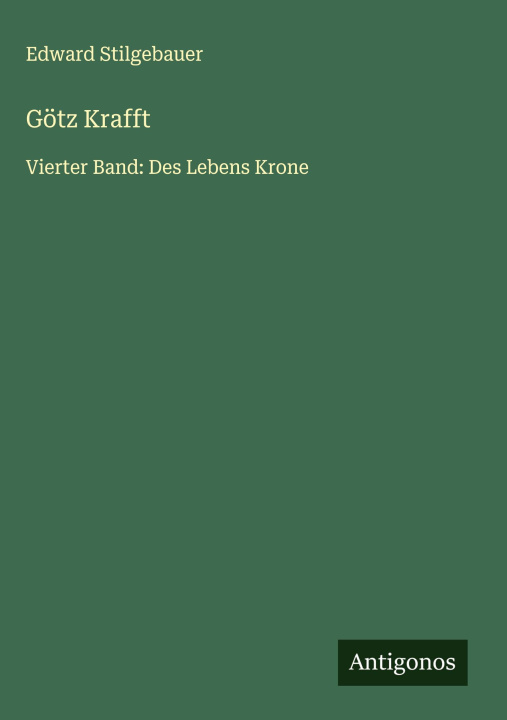 Kniha Götz Krafft 
