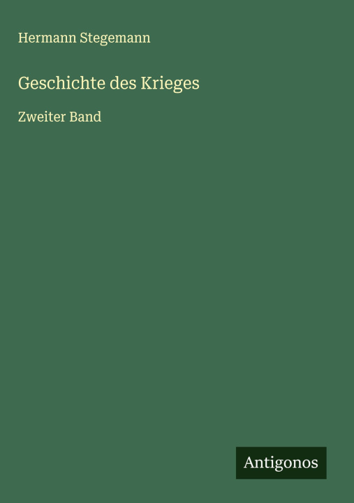 Knjiga Geschichte des Krieges 