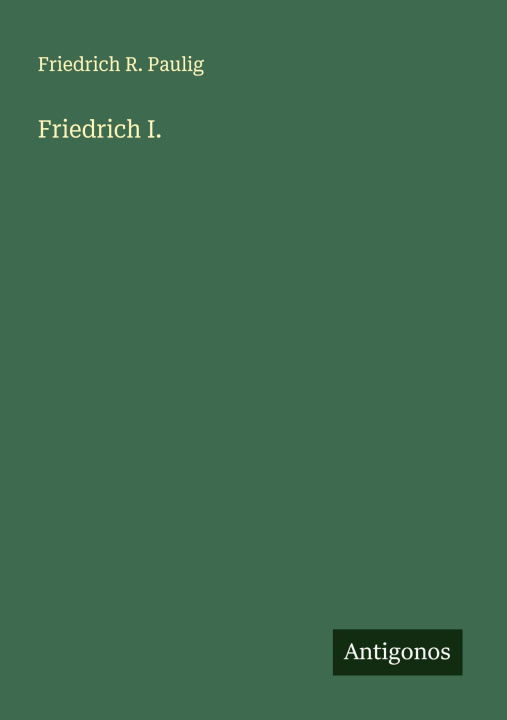 Knjiga Friedrich I. 
