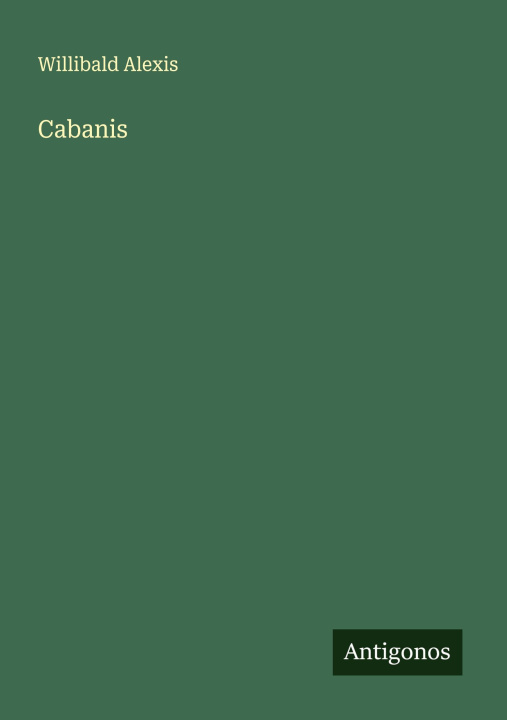 Kniha Cabanis 