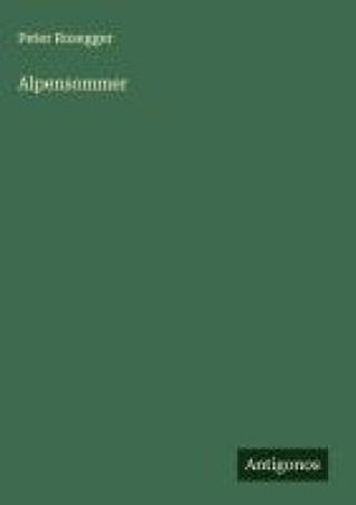 Knjiga Alpensommer 