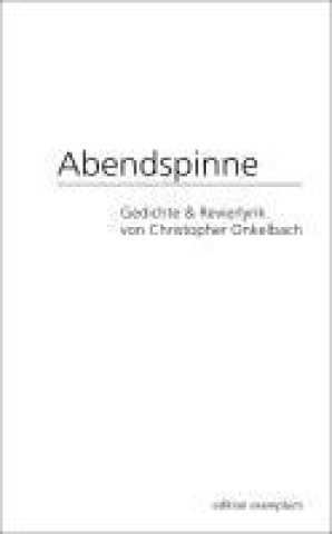 Libro Abendspinne Christopher Onkelbach