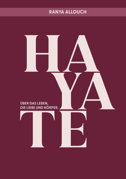 Kniha Hayate Ranya Allouch