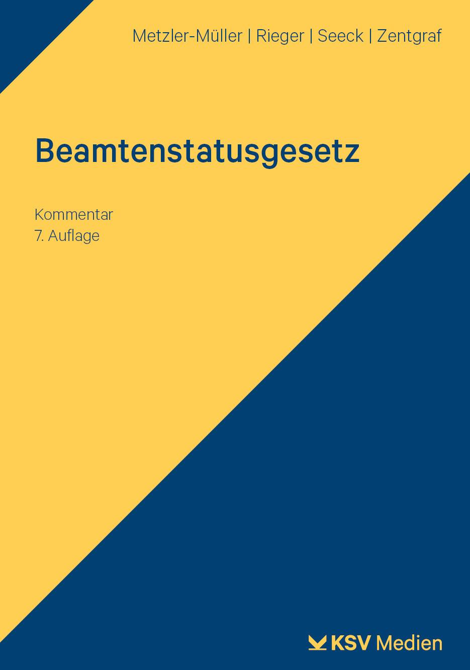 Kniha Beamtenstatusgesetz Reinhard Rieger