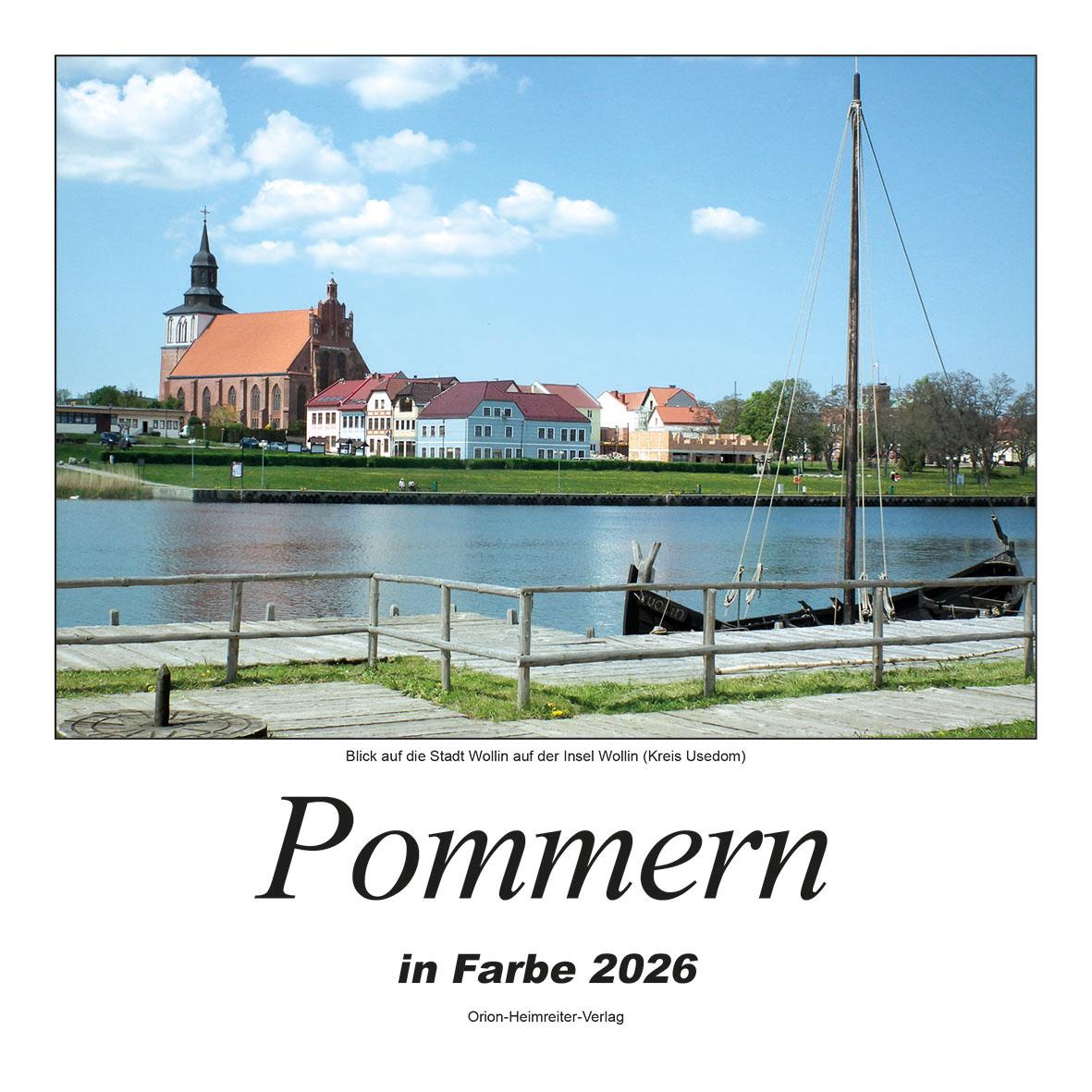 Koledar/Rokovnik Pommern in Farbe 2026 