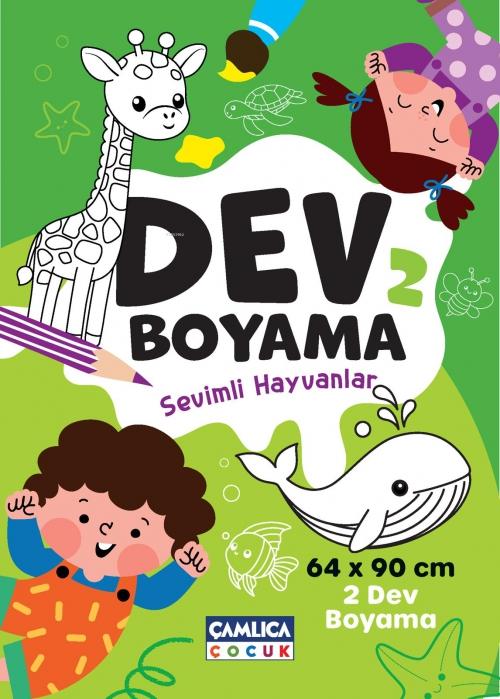Kniha Dev Boyama 2 - Sevimli Hayvanlar 