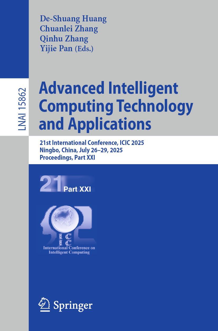 Kniha Advanced Intelligent Computing Technology and Applications Chuanlei Zhang