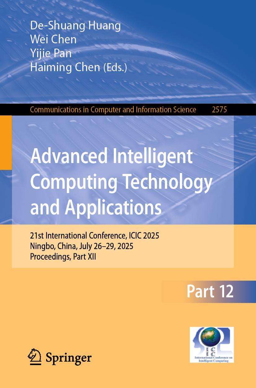 Kniha Advanced Intelligent Computing Technology and Applications Wei Chen