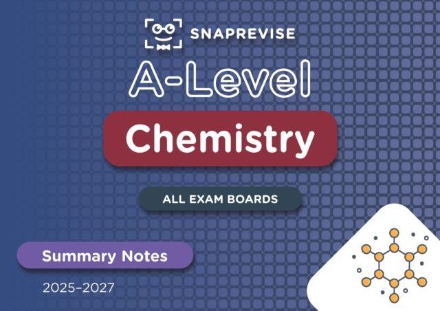 Knjiga SnapRevise A-Level Chemistry Summary Notes SnapRevise