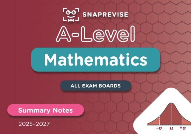 Kniha SnapRevise A-Level Maths Summary Notes SnapRevise