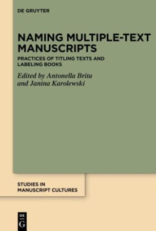 Knjiga Naming Multiple-text Manuscripts Antonella Brita
