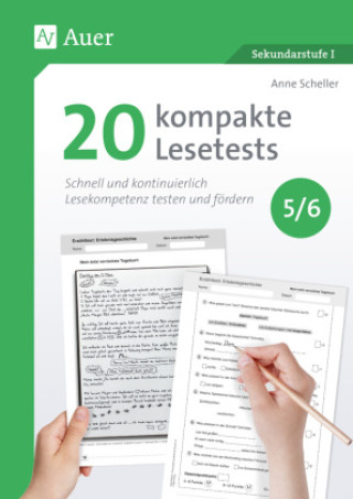 Kniha 20 kompakte Lesetests für Klasse 5-6 Anne Scheller