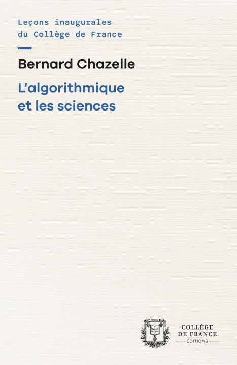 Kniha L'ALGORITHMIQUE ET LES SCIENCES CHAZELLE BERNARD