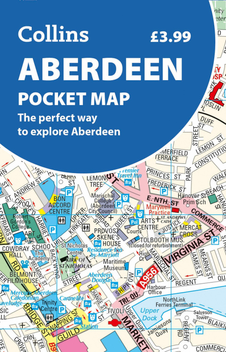 Prasa Aberdeen Pocket Map Collins Maps