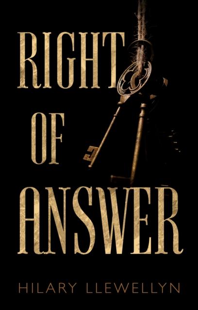 Kniha Right of Answer Hilary Llewellyn
