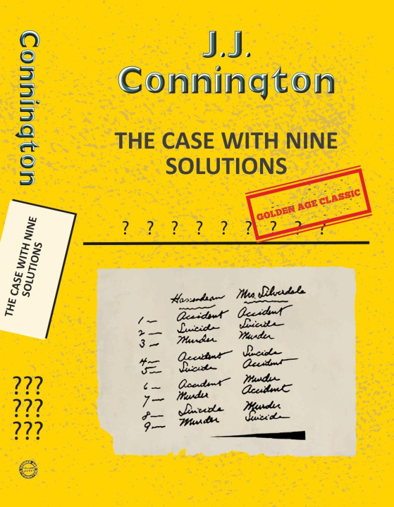 Knjiga Case With Nine Solutions JJ Connington