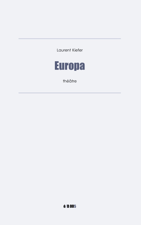 Kniha Europa Kiefer