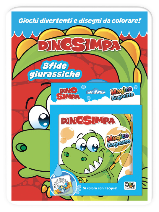 Kniha Sfide giurassiche. Dinosimpa. Activity book. Lisa Capiotto