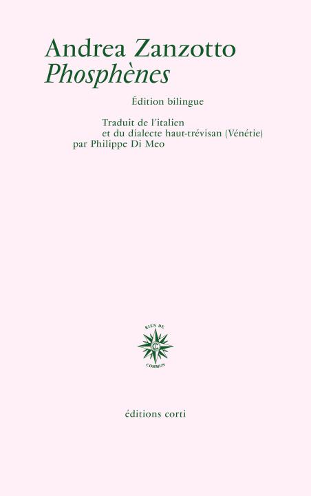 Kniha Phosphènes Zanzotto