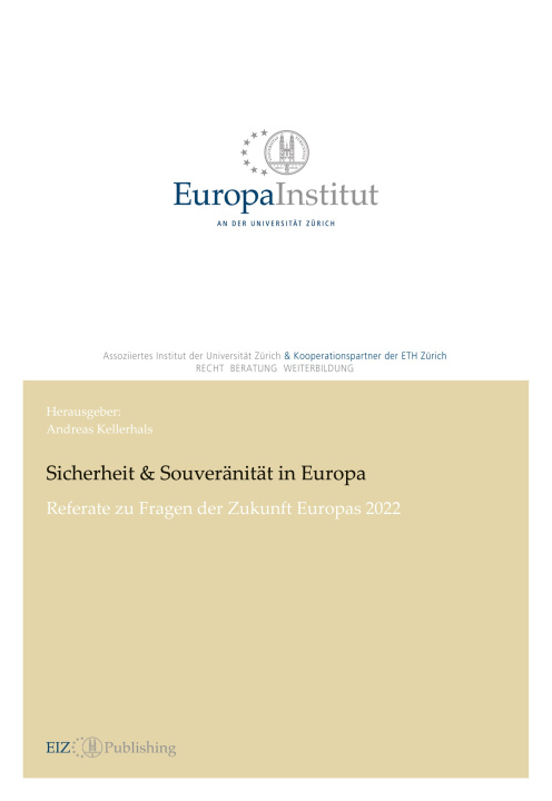Knjiga SICHERHEIT SOUVER NIT T IN EUROPA KELLERHALS ANDREAS