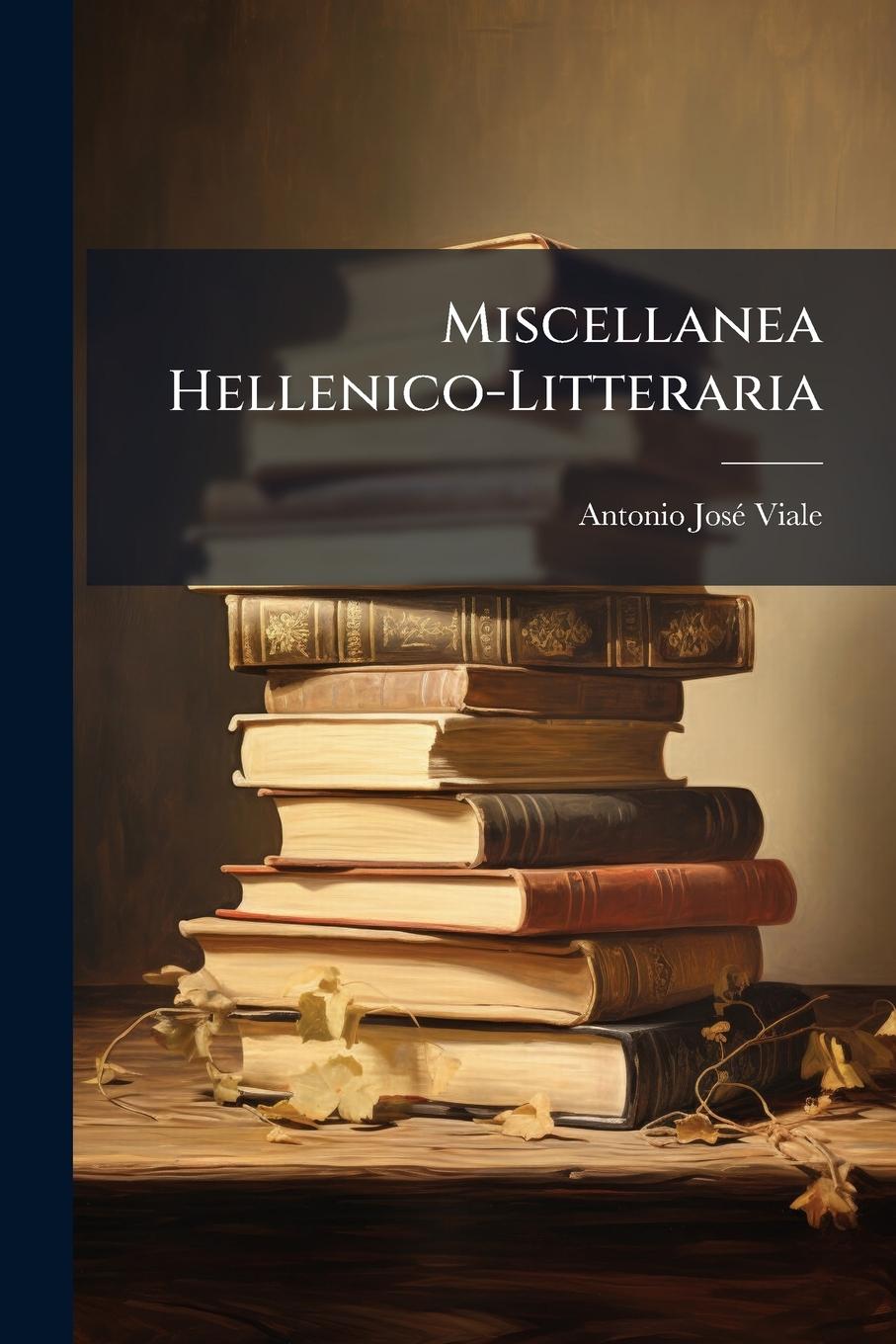 Book Miscellanea Hellenico-Litteraria 