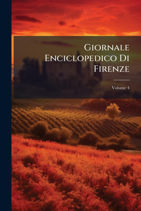 Knjiga Giornale Enciclopedico Di Firenze 