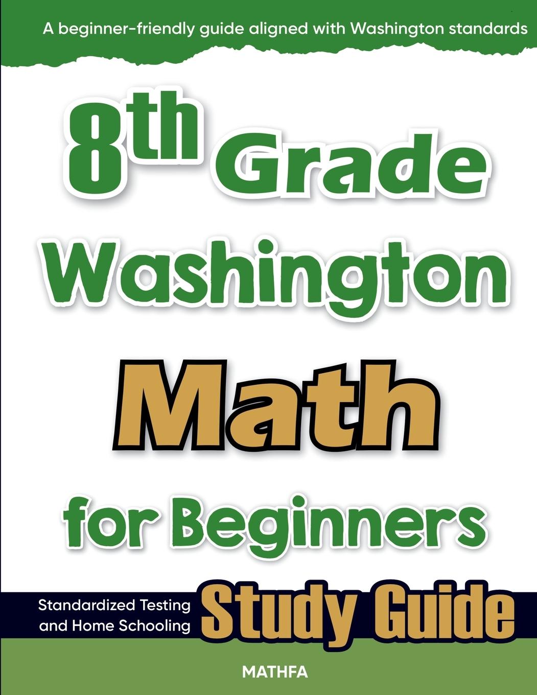 Kniha 8th Grade Washington Math for Beginners 