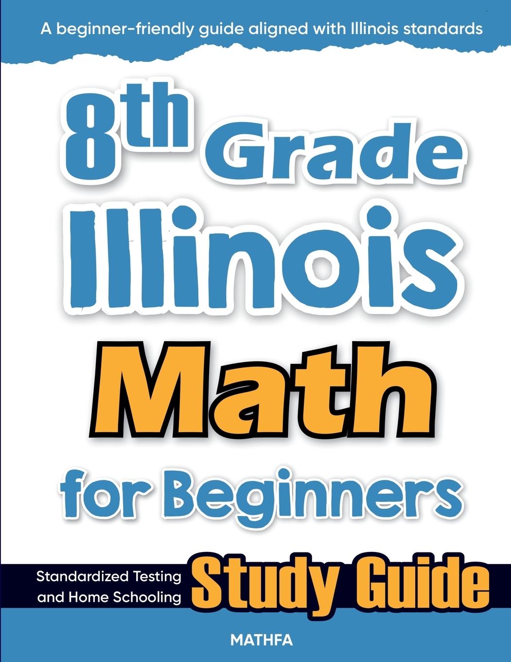 Kniha 8th Grade Illinois Math for Beginners 