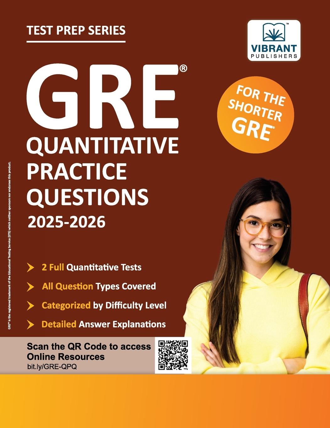 Kniha GRE Quantitative Practice Questions Vibrant Publishers