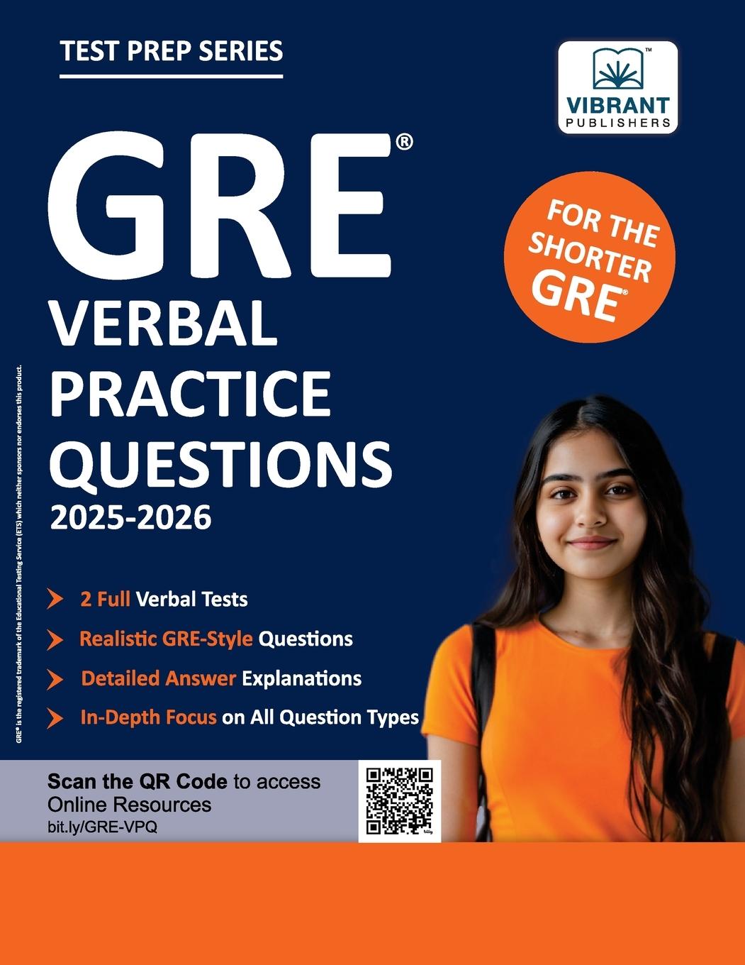 Kniha GRE Verbal Practice Questions Vibrant Publishers