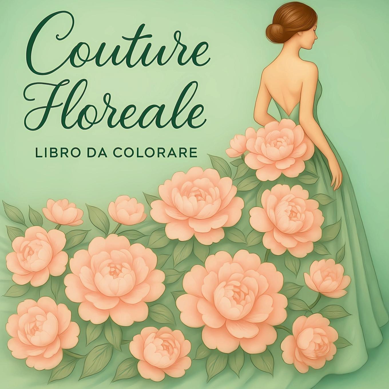 Kniha Couture Floreale Libro da Colorare 