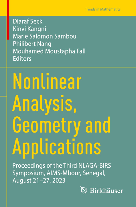 Kniha Nonlinear Analysis, Geometry and Applications Kinvi Kangni