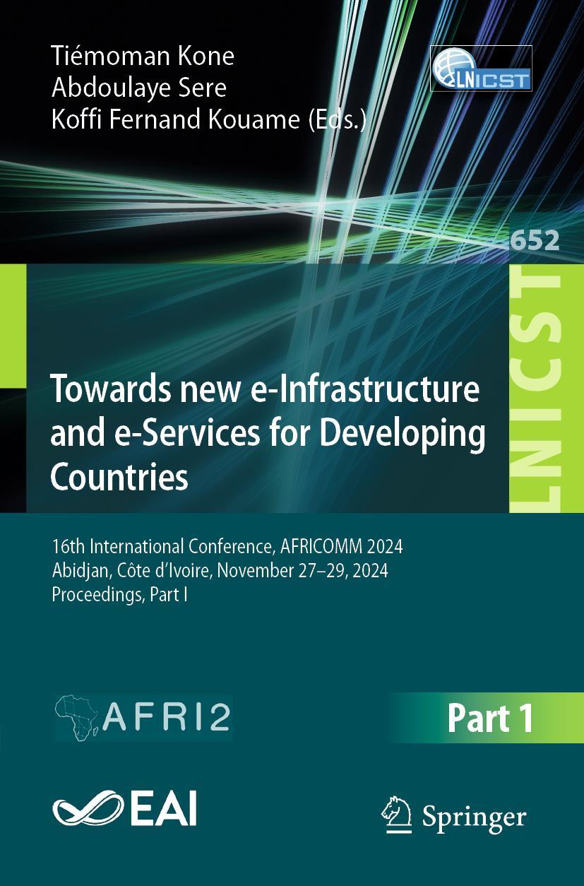 Knjiga Towards new e-Infrastructure and e-Services for Developing Countries Abdoulaye Sere