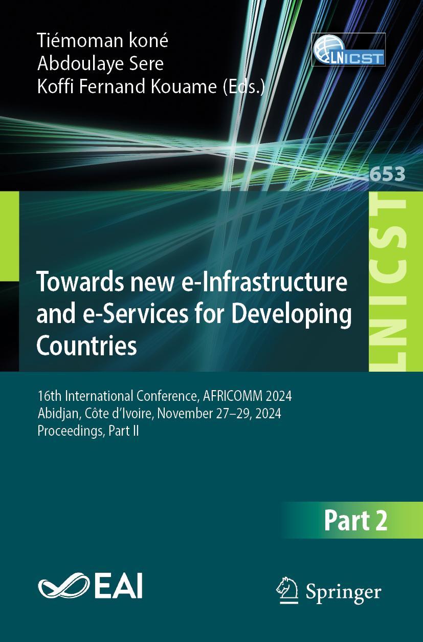 Βιβλίο Towards new e-Infrastructure and e-Services for Developing Countries Abdoulaye Sere