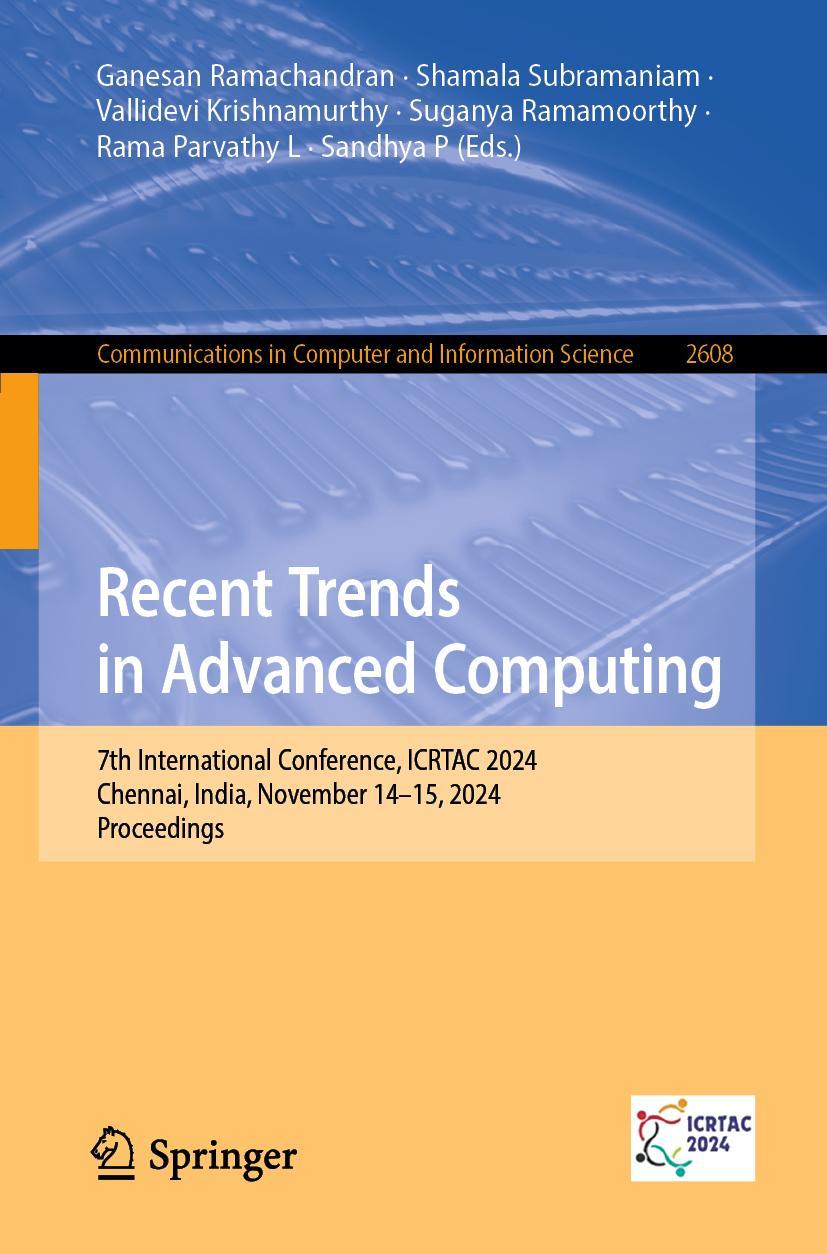 Kniha Recent Trends in Advanced Computing Shamala Subramaniam