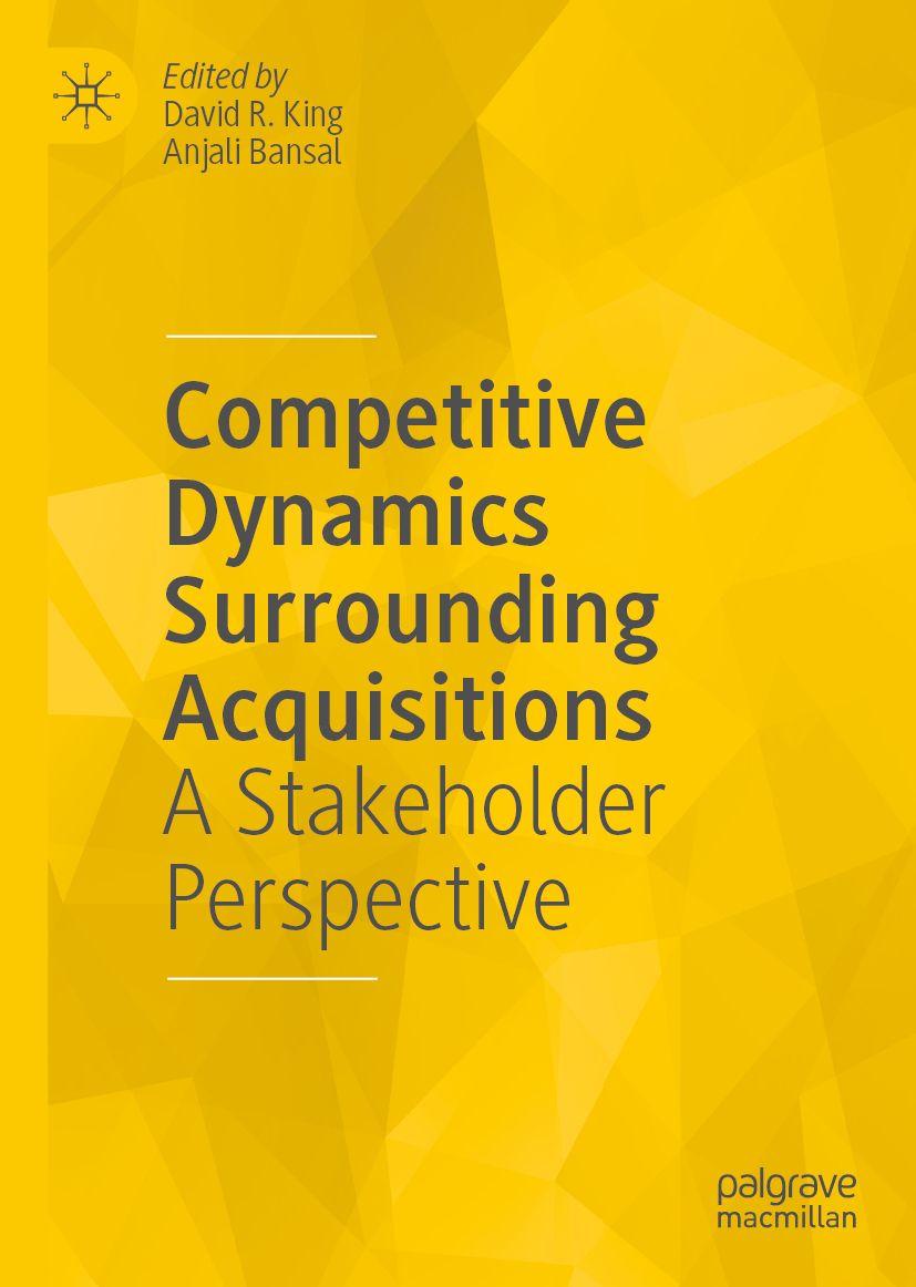 Kniha Competitive Dynamics Surrounding Acquisitions Anjali Bansal