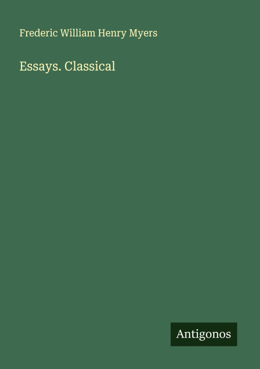 Knjiga Essays. Classical 