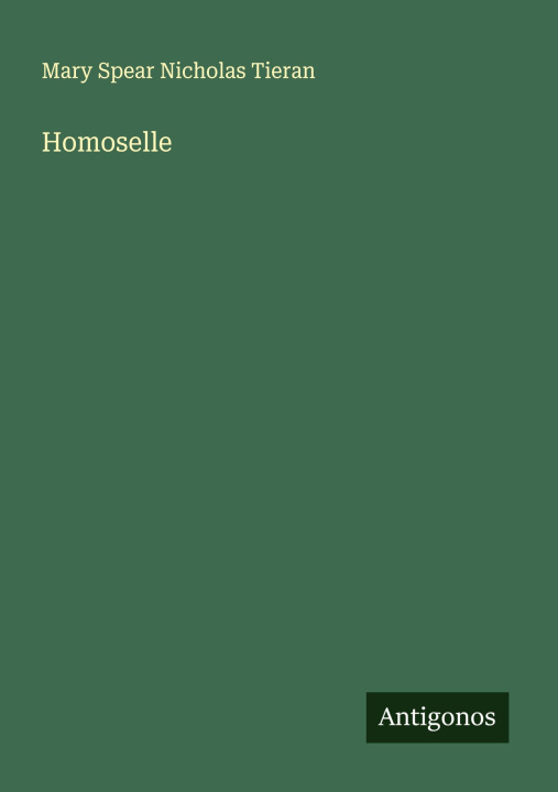 Knjiga Homoselle 